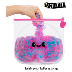 عروسک پولیشی رنگین کمان سورپرایزی بزرگ مدل MGA - Fluffie Stuffiez - Large Collectible Plush - Rainbow