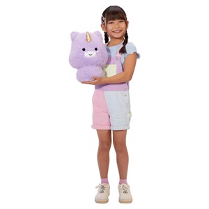 عروسک پولیشی یونیکورن سورپرایزی بزرگ مدل MGA - Fluffie Stuffiez - Large Collectible Plush - Unicorn