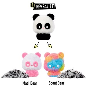 عروسک پولیشی خرس سورپرایزی بزرگ مدل MGA - Fluffie Stuffiez - Large Collectible Plush - Bear