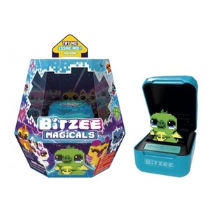 حیوون خانگی دیجیتالی بیتزی آبی مدل Spin Master - Bitzee - Magical Interactive Toy Digital Pet and Case with 20 Characters