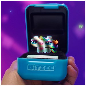 حیوون خانگی دیجیتالی بیتزی آبی مدل Spin Master - Bitzee - Magical Interactive Toy Digital Pet and Case with 20 Characters