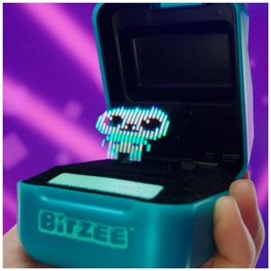 حیوون خانگی دیجیتالی بیتزی آبی مدل Spin Master - Bitzee - Magical Interactive Toy Digital Pet and Case with 20 Characters