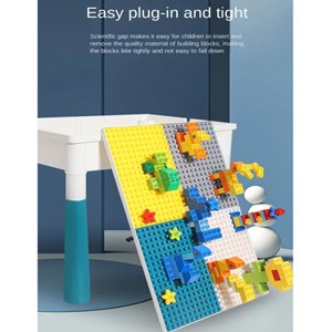 میز و صندلی لگو بازی همراه با 85 قطعه لگو ( میز چند کاره همراه با صندلی ) مدل Block Tables MC816_اسباب بازی