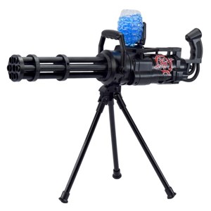 تفنگ اسباب بازی شارژی تیر ژله ای پایه دار مدل Gatling gun with gel balls_اسباب بازی