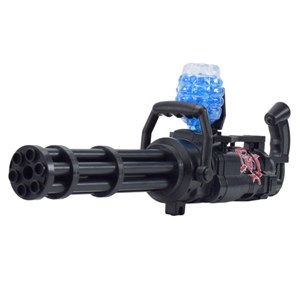تفنگ اسباب بازی شارژی تیر ژله ای پایه دار مدل Gatling gun with gel balls_اسباب بازی