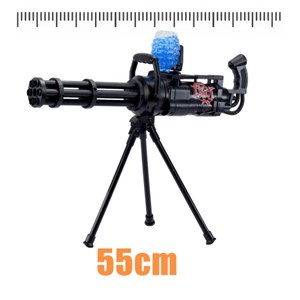 تفنگ اسباب بازی شارژی تیر ژله ای پایه دار مدل Gatling gun with gel balls_اسباب بازی