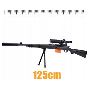 تفنگ اسباب بازی شکاری بزرگ تک تیر انداز  مدل KAR98K_اسباب بازی