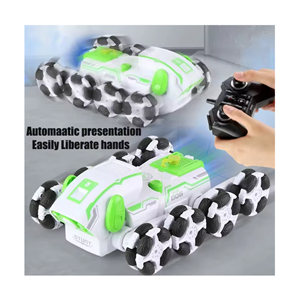 ربات اسباب بازی سگ کنترلی هشت چرخ دودزا سبز Stunt Dog Robot 8wd_اسباب بازی