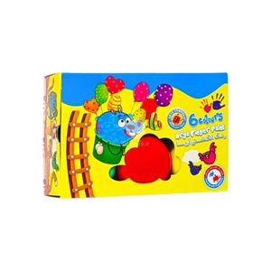 رنگ انگشتی آریا 6 رنگ Arya finger paint 6 colors_اسباب بازی