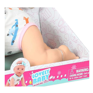 عروسک نوزاد دختر چهار دست و پا LOVELY BABY مدل Crawling Doll_اسباب بازی