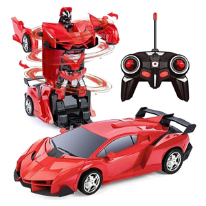 اسباب بازی ماشین کنترلی لامبورگینی تبدیل شونده به ربات مدل ترانسفورمر Remote Control Transformer Road Master