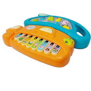 اسباب بازی ارگ آموزشی موزیکال طرح قارچ با آموزش صدای حیوانات Mushroom Piano Toy_اسباب بازی