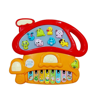 اسباب بازی ارگ آموزشی موزیکال طرح قارچ با آموزش صدای حیوانات Mushroom Piano Toy_اسباب بازی