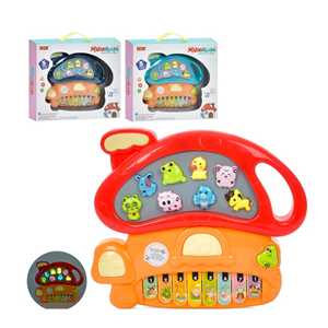 اسباب بازی ارگ آموزشی موزیکال طرح قارچ با آموزش صدای حیوانات Mushroom Piano Toy_اسباب بازی
