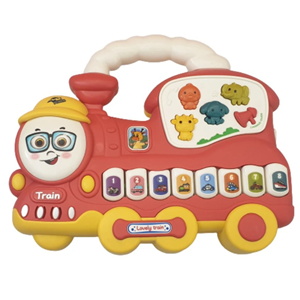 اسباب بازی ارگ آموزشی موزیکال طرح قطار با آموزش صدای حیوانات train piano Toy_اسباب بازی