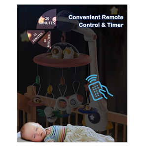 اسباب بازی آویز تخت کنترلی موزیکال طرح فضایی Universe Baby Bed Bell_اسباب بازی