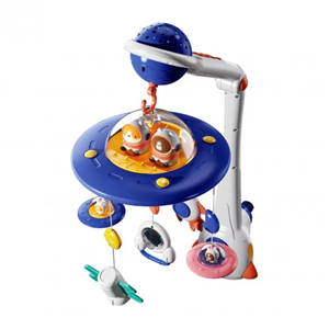 اسباب بازی آویز تخت کنترلی موزیکال طرح فضایی Universe Baby Bed Bell_اسباب بازی
