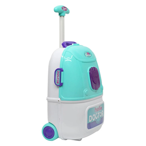 ست اسباب بازی تجهیزات پزشکی مدل چمدانی چرخ دار Doctor Play Set_اسباب بازی