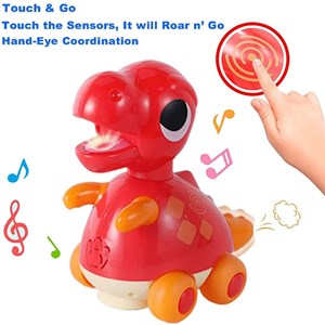 دایناسور موزیکال هولی تویز قرمز مدل Hola Toys 6110_اسباب بازی
