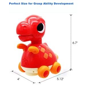 دایناسور موزیکال هولی تویز قرمز مدل Hola Toys 6110_اسباب بازی