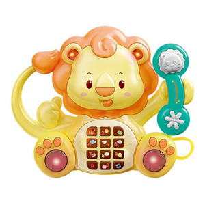 اسباب بازی تلفن موزیکال طرح شیر Baby Music Telephone_اسباب بازی