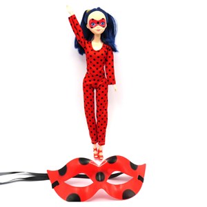 عروسک دختر کفشدوزکی با نقاب LADYBUG  MARIENKAFER_اسباب بازی