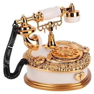 جعبه موزیکال کودک مدل تلفن سلطنتی_اسباب بازی