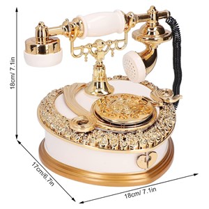 جعبه موزیکال کودک مدل تلفن سلطنتی_اسباب بازی