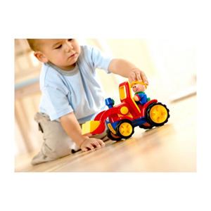 اسباب بازی ماشین لودر با آدمک تولو مدل 89754 First Friends Car_اسباب بازی