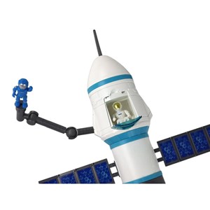 اسباب بازی سکوی پرتاب موشک فضاپیما همراه با فیگور فضانورد SPACE MISSON_اسباب بازی