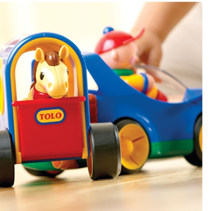 اسباب بازی ماشین یدک کش پسر تولو مدل 89910 Tolo Pony Trailer_اسباب بازی