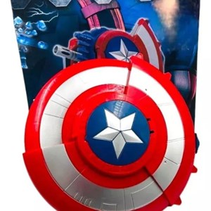 تفنگ اسباب بازی تیر ژله ای شارژی سپر کاپیتان آمریکا_اسباب بازی