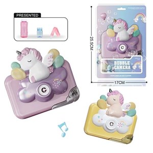 اسباب بازی حباب ساز دوربینی طرح یونیکورن_اسباب بازی