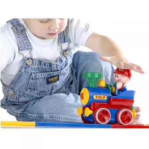 اسباب بازی قطار با ریل و آدمک تولو مدل 89905 Tolo First Friend Train_اسباب بازی