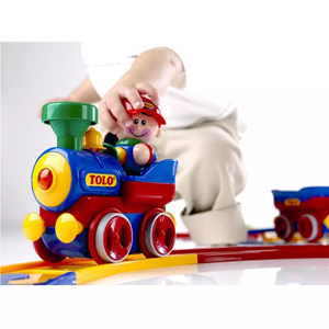 اسباب بازی قطار با ریل و آدمک تولو مدل 89905 Tolo First Friend Train_اسباب بازی
