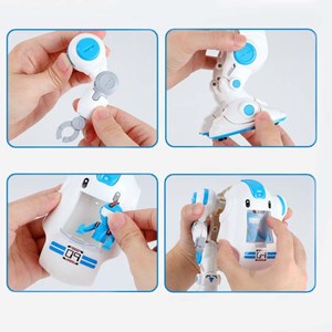 کیت ربات اسباب بازی حرکتی همراه با سرنشین کیوت سان لایت_اسباب بازی