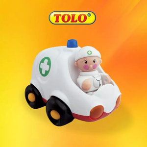 اسباب بازی ماشین آمبولانس با دکتر تولو مدل89897 Tolo First Friends Ambulance_اسباب بازی