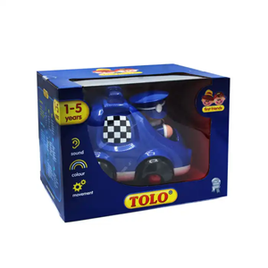 اسباب بازی ماشین پلیس با آدمک تولو مدل 87478 Tolo First Friends Police_اسباب بازی