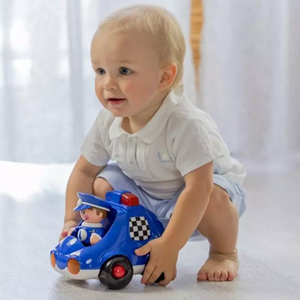 اسباب بازی ماشین پلیس با آدمک تولو مدل 87478 Tolo First Friends Police_اسباب بازی