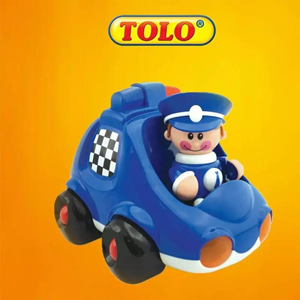 اسباب بازی ماشین پلیس با آدمک تولو مدل 87478 Tolo First Friends Police_اسباب بازی