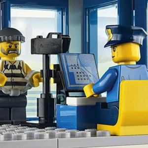 لگو سیتی ایستگاه پلیس شهر 854 قطعه مدل 6063 Police Station City_اسباب بازی