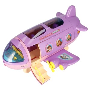 اسباب بازی هواپیما مسافربری همراه با دو مینی فیگور_اسباب بازی