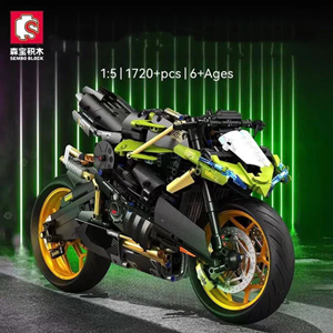 لگو تکنیک موتور سیکلت 1720 قطعه مدل SEMBO BLOCK 713800_اسباب بازی