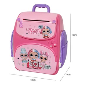 قلک مدل كوله پشتي رمزدار طرح ال او ال سوپرایز Intelligent School Bag Toy ATM LOL_اسباب بازی