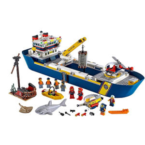 لگو سیتی کشتی اکتشاف در اقیانوس 745 قطعه مدل Ocean Exploration Ship 66113_اسباب بازی