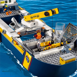 لگو سیتی کشتی اکتشاف در اقیانوس 745 قطعه مدل Ocean Exploration Ship 66113_اسباب بازی