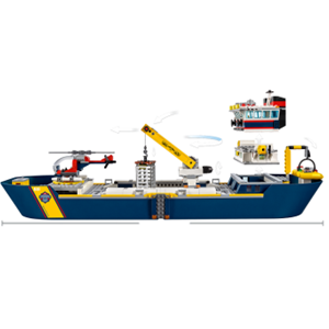 لگو سیتی کشتی اکتشاف در اقیانوس 745 قطعه مدل Ocean Exploration Ship 66113_اسباب بازی