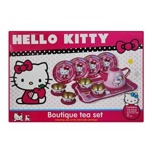 اسباب بازی ست چای خوری فلزی 4 نفره طرح هلو کیتی_اسباب بازی