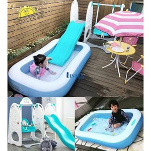 استخر بادی کودک مستطیل 166 سانتیمتری اینتکس مدل 57403 intex_اسباب بازی