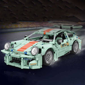 لگو تکنیک ماشین پورشه 911 با 1198 قطعه مدل DECOOL 33017_اسباب بازی